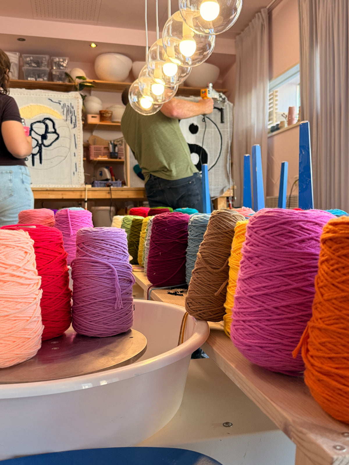 Getufteter Teppich aus dem Workshop in Aichach