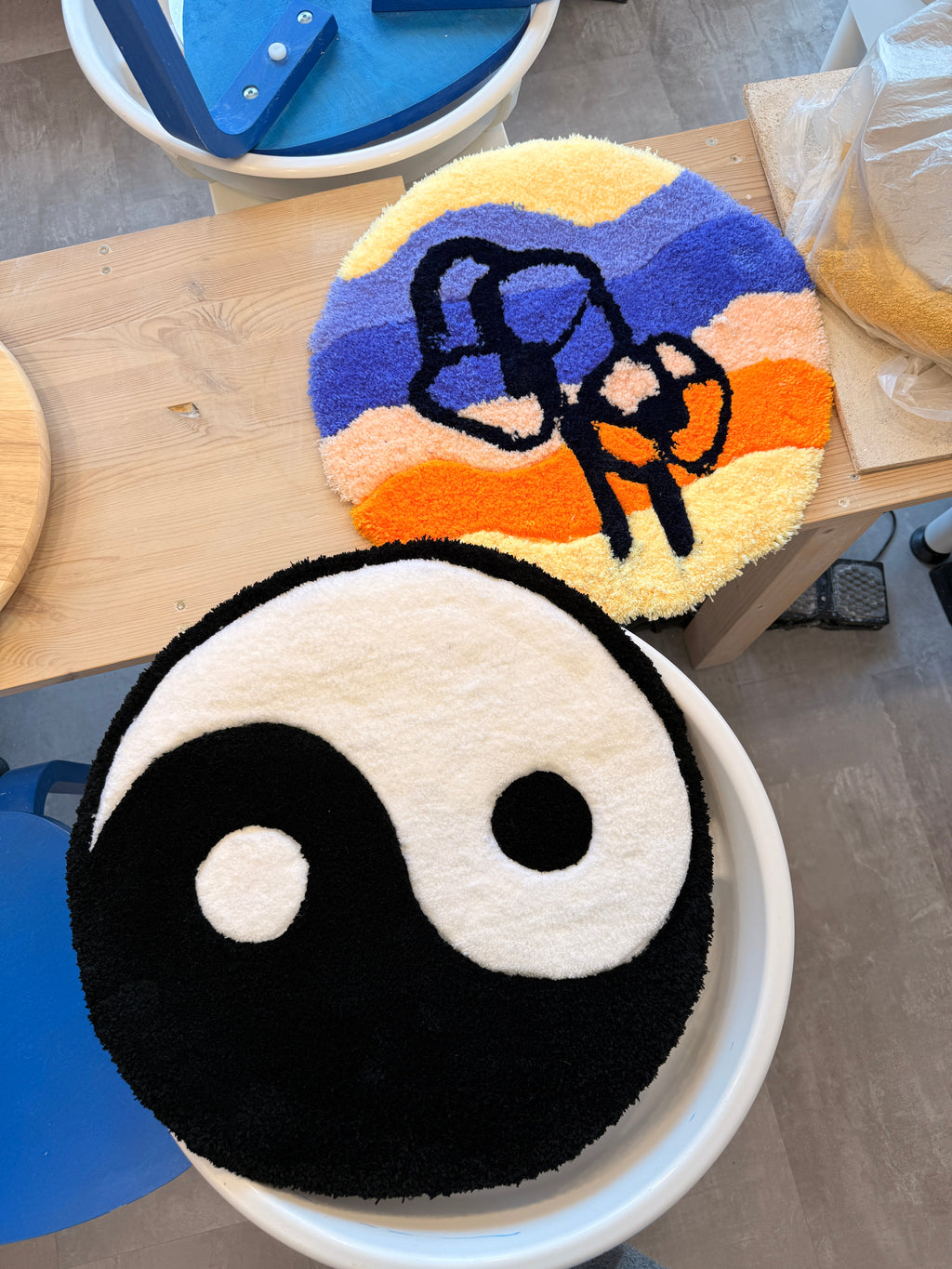 Getufteter Teppich aus dem Tufting Workshop in Aichach