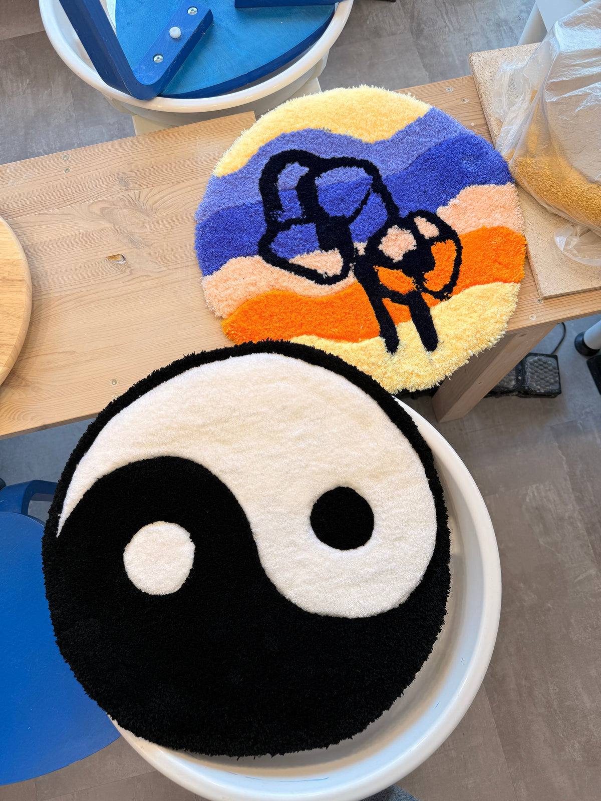 Getufteter Teppich aus dem Tufting Workshop in Aichach