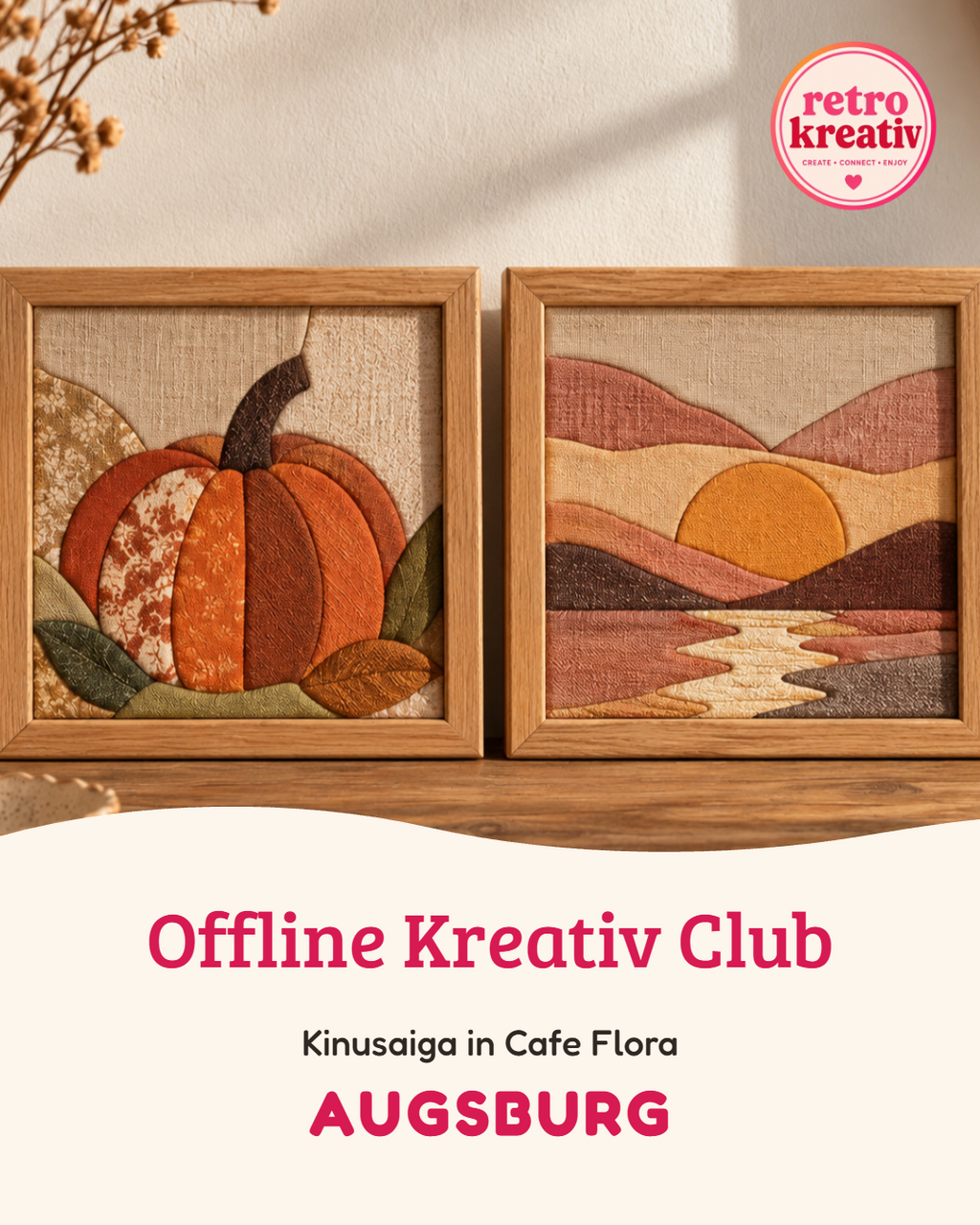 Offline Kreativ Club – Kinusaiga im Café Flora Augsburg am 21.10.