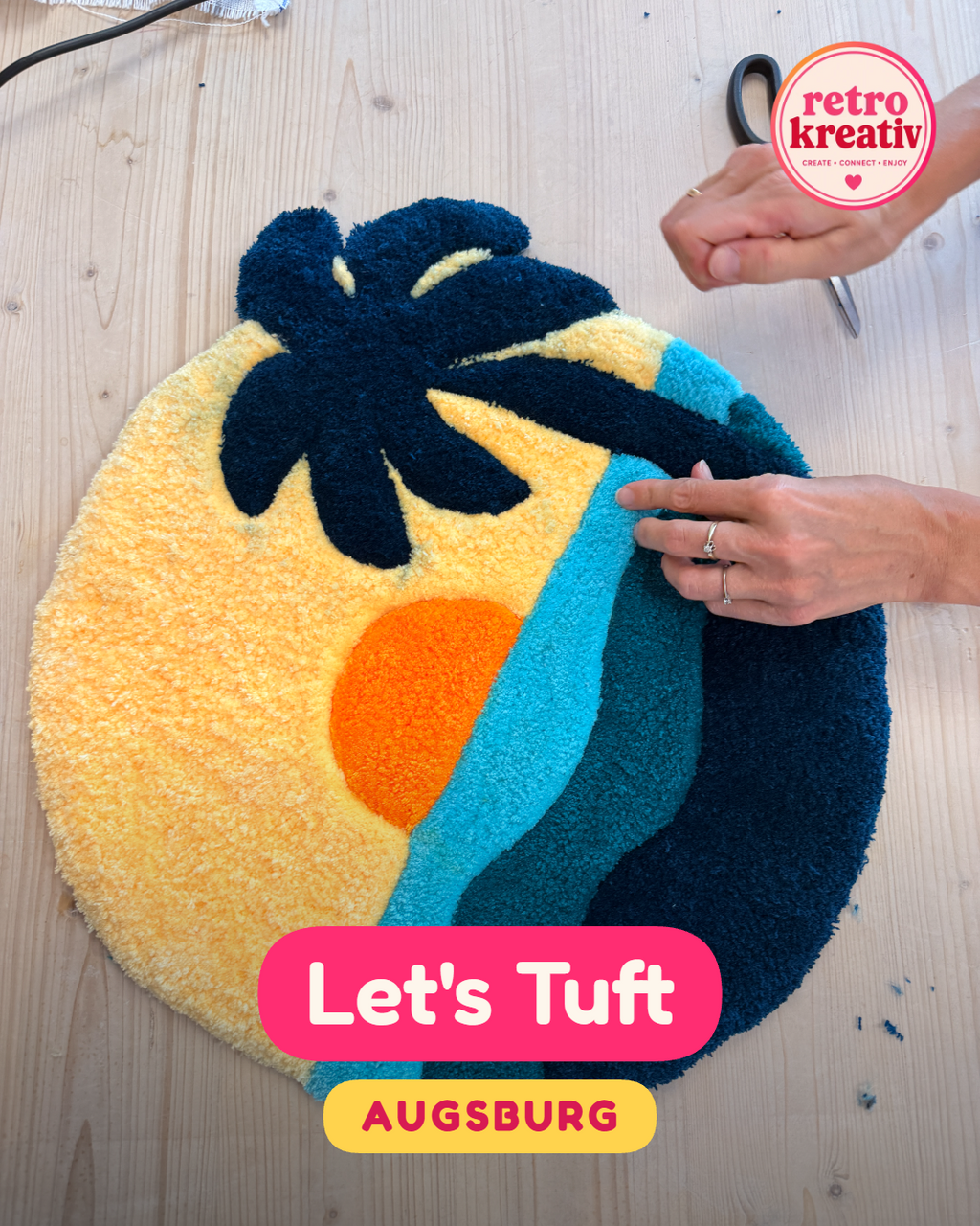 Let's Tuft · N8RAUM Augsburg · Sa 16.01.2027 · 14 Uhr · Bald buchbar