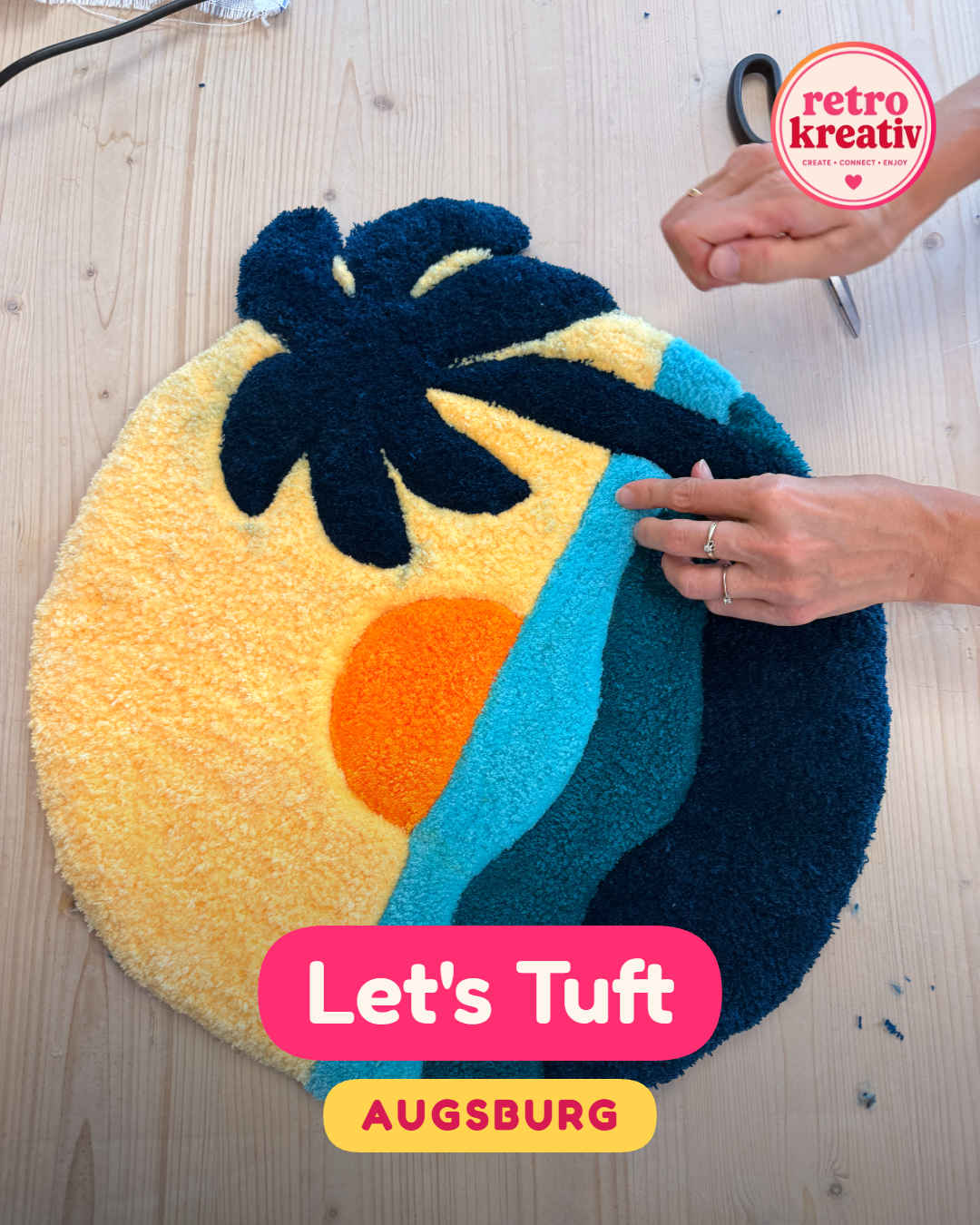 Let's Tuft · N8RAUM Augsburg · Sa 16.01.2027 · 14 Uhr · Bald buchbar