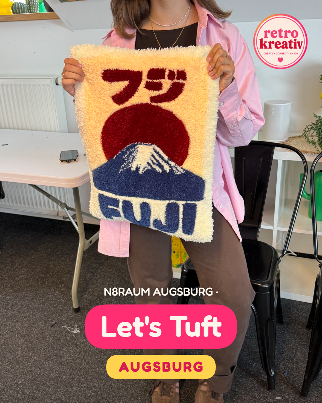 Let's Tuft · N8RAUM Augsburg · Sa 20.02.2027 · 14 Uhr · Bald buchbar