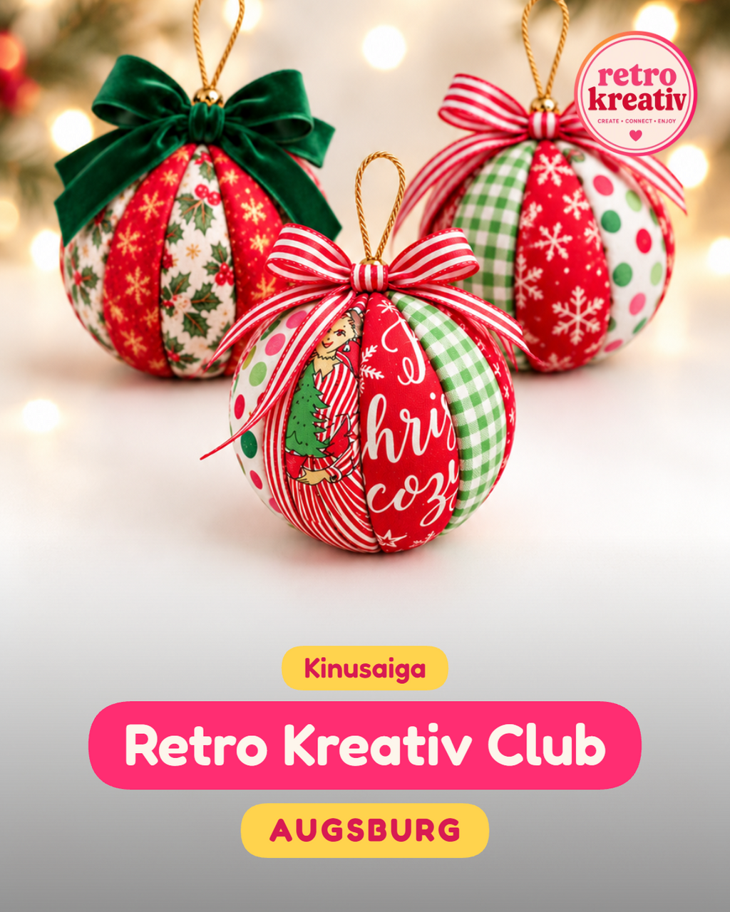 Retro Kreativ Club: Weihnachts-Kinusaiga · Café Flora Augsburg · Do 19.11. · 18 Uhr