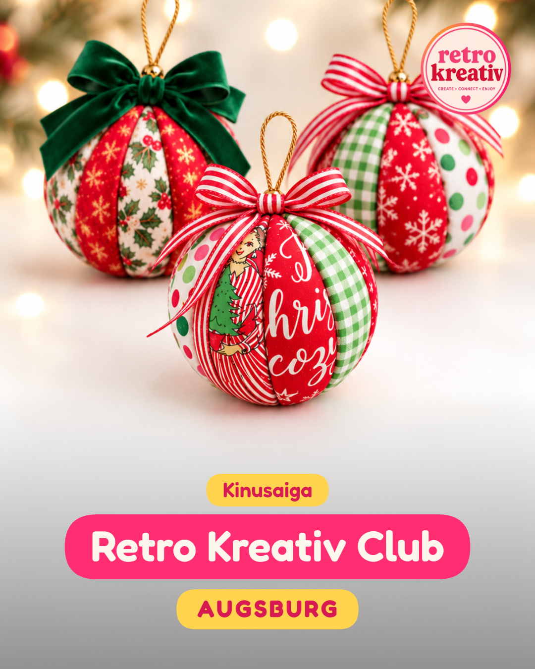 Retro Kreativ Club: Weihnachts-Kinusaiga · Café Flora Augsburg · Do 19.11. · 18 Uhr