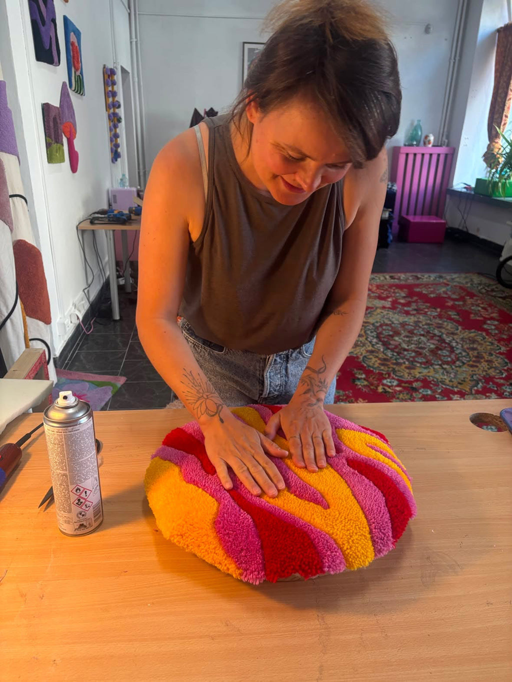 Polstern im Workshop: Bezug ausrichten und befestigen