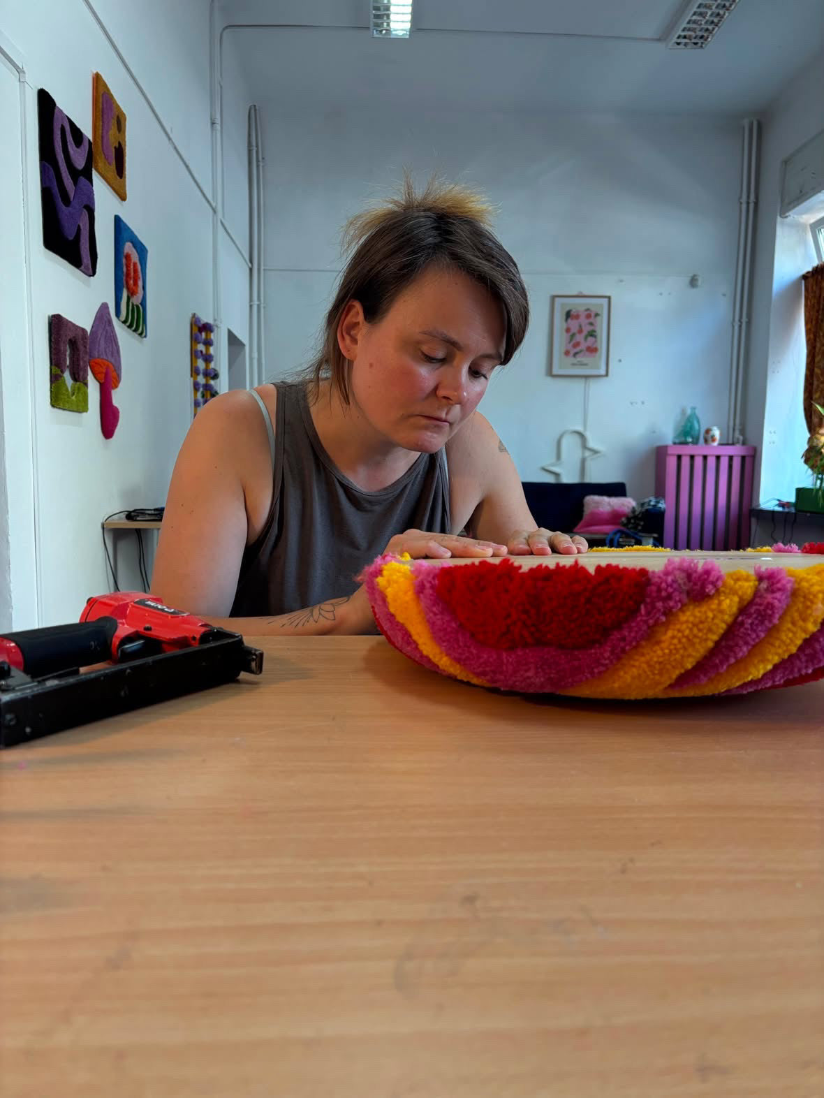 Polstern im Workshop Schritt für Schritt